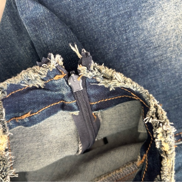 Dolls Kill Current Mood Misunderstood Tendencies Maxi Denim Skirt Size XXS - Picture 13 of 16